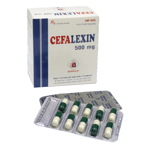 Cephalexin 500mg Domesco (H/100v)