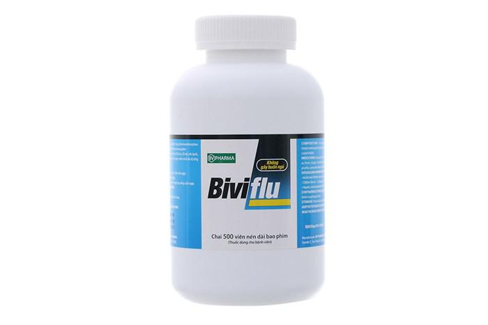 Biviflu (Paracetamol, Loratadin, Dextromethorphan Hydrobromid) BV Pharma (C/500v)