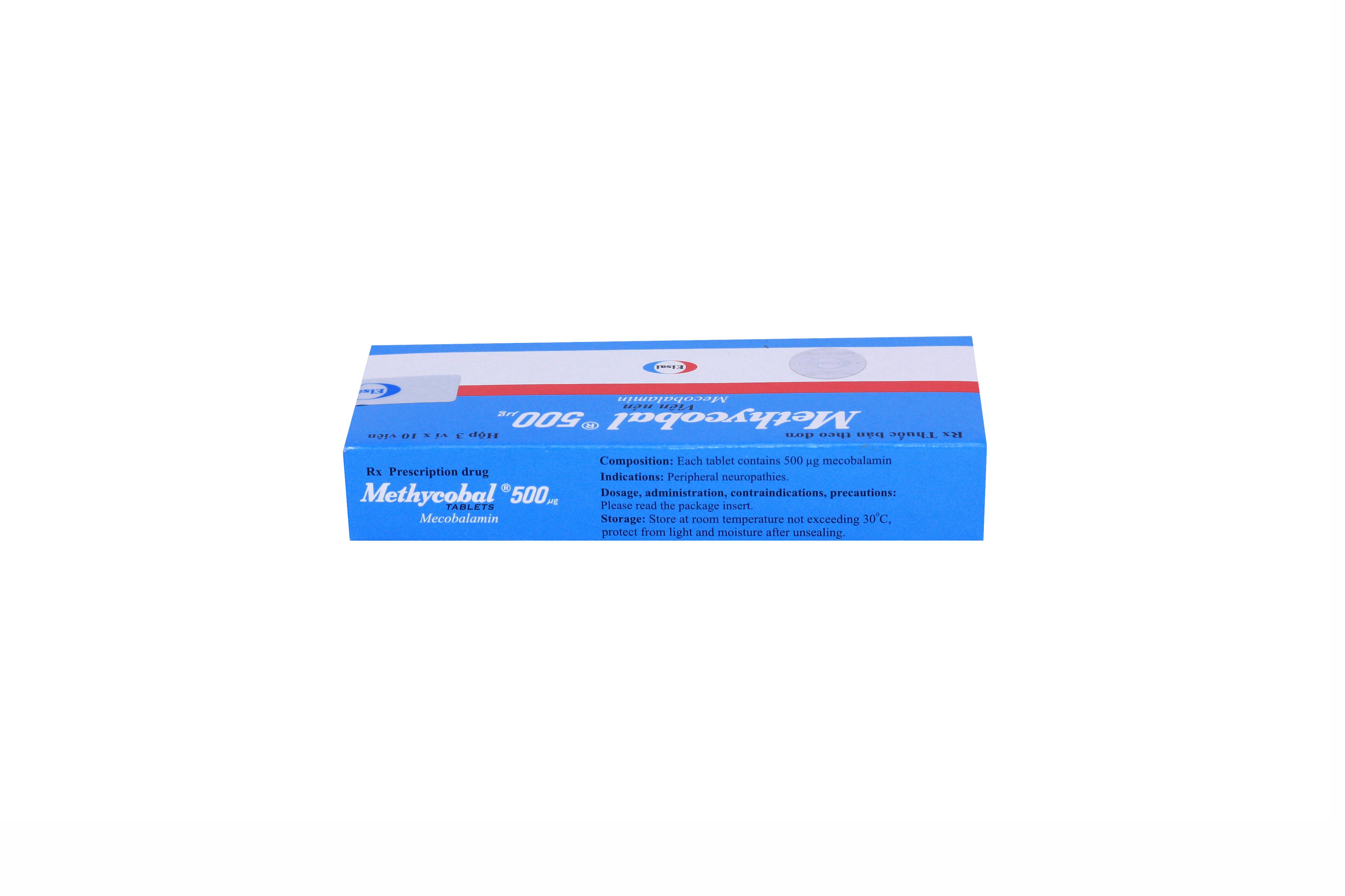 Methycobal 500mcg (Mecobalamin) Eisai (H/30v)