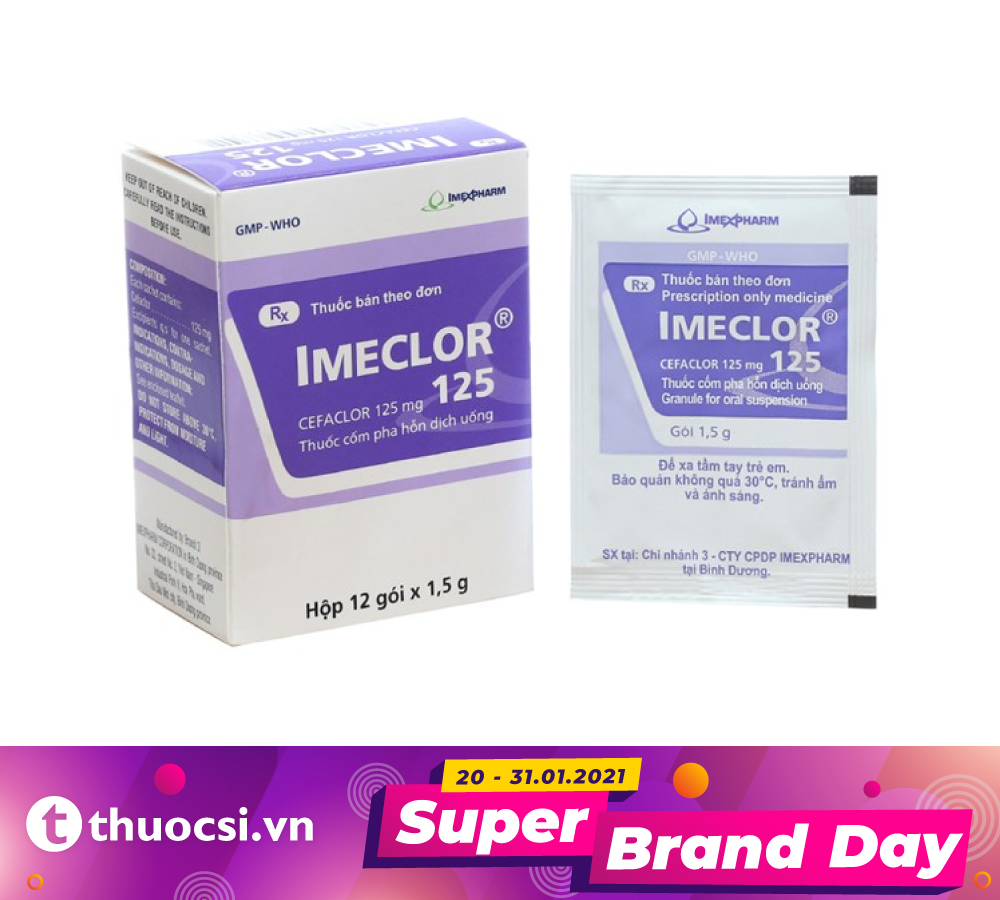 Imeclor 125 (Cefaclor) Imexpharm (H/12g)