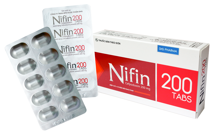 Nifin (Cefpodoxime) 200mg DHG Pharma (H/20v)