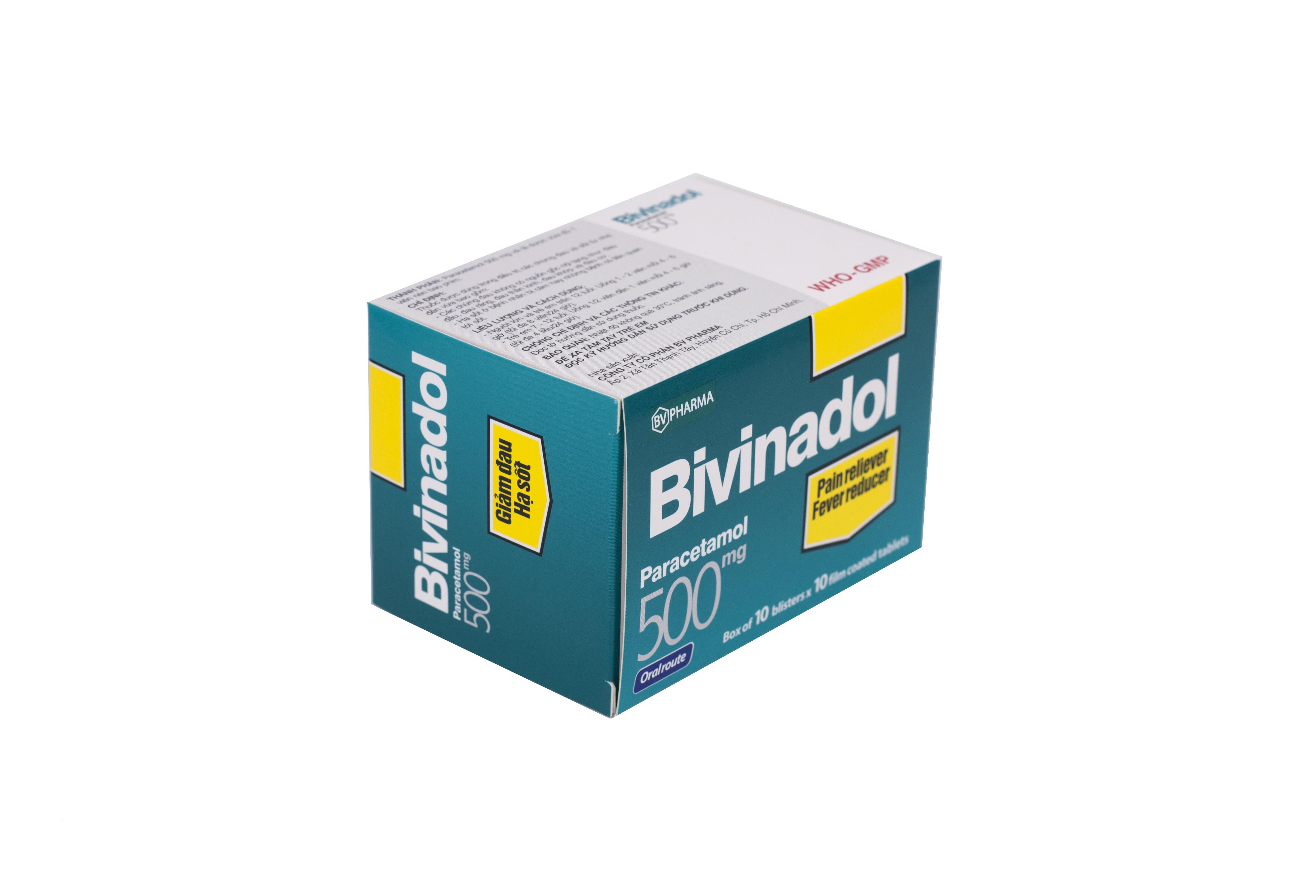 Bivinadol 500 (Paracetamol) BV Pharma (H/100v)