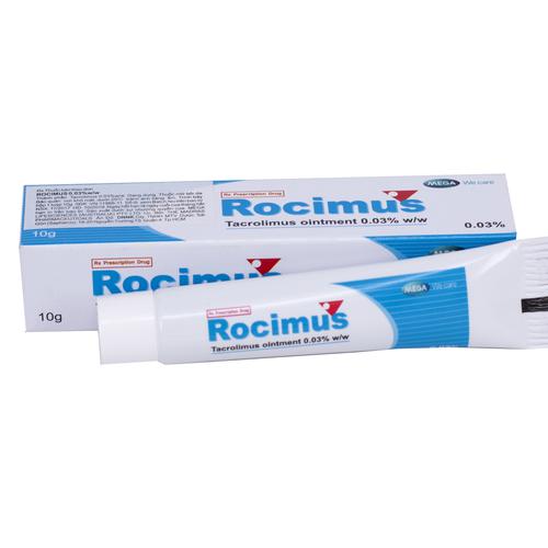 Rocimus 0.03% (Tacrolimus) Mega (Tuýp 10gr)