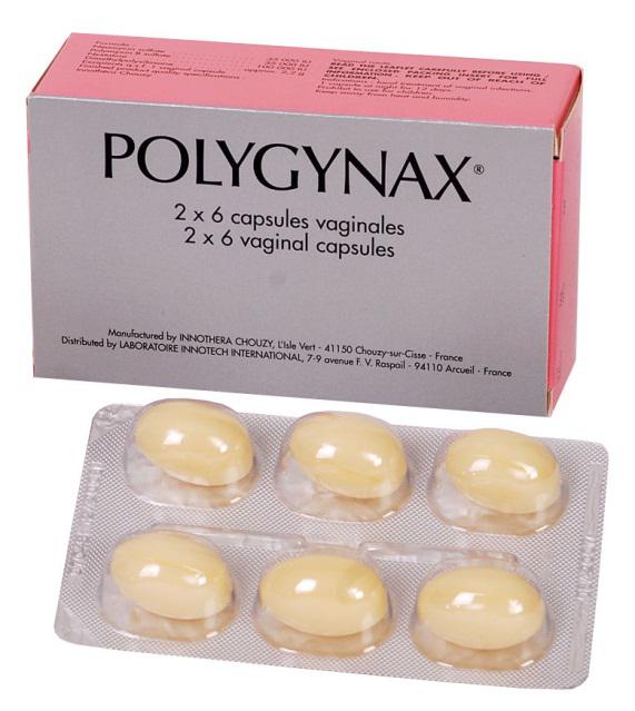 Polygynax (Polymyxin B, Neomycin, Nystatin) Innothera (H/12v)