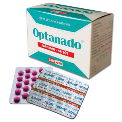 Optanado (Paracetamol, Cafein) Usa-Nic (H/250v)