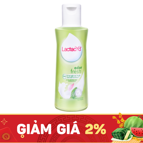 Lactacyd Odor Fresh Lá Trầu Sanofi (C/150ml)