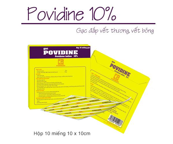 Gạc Povidine Pharmedic (H/10m)