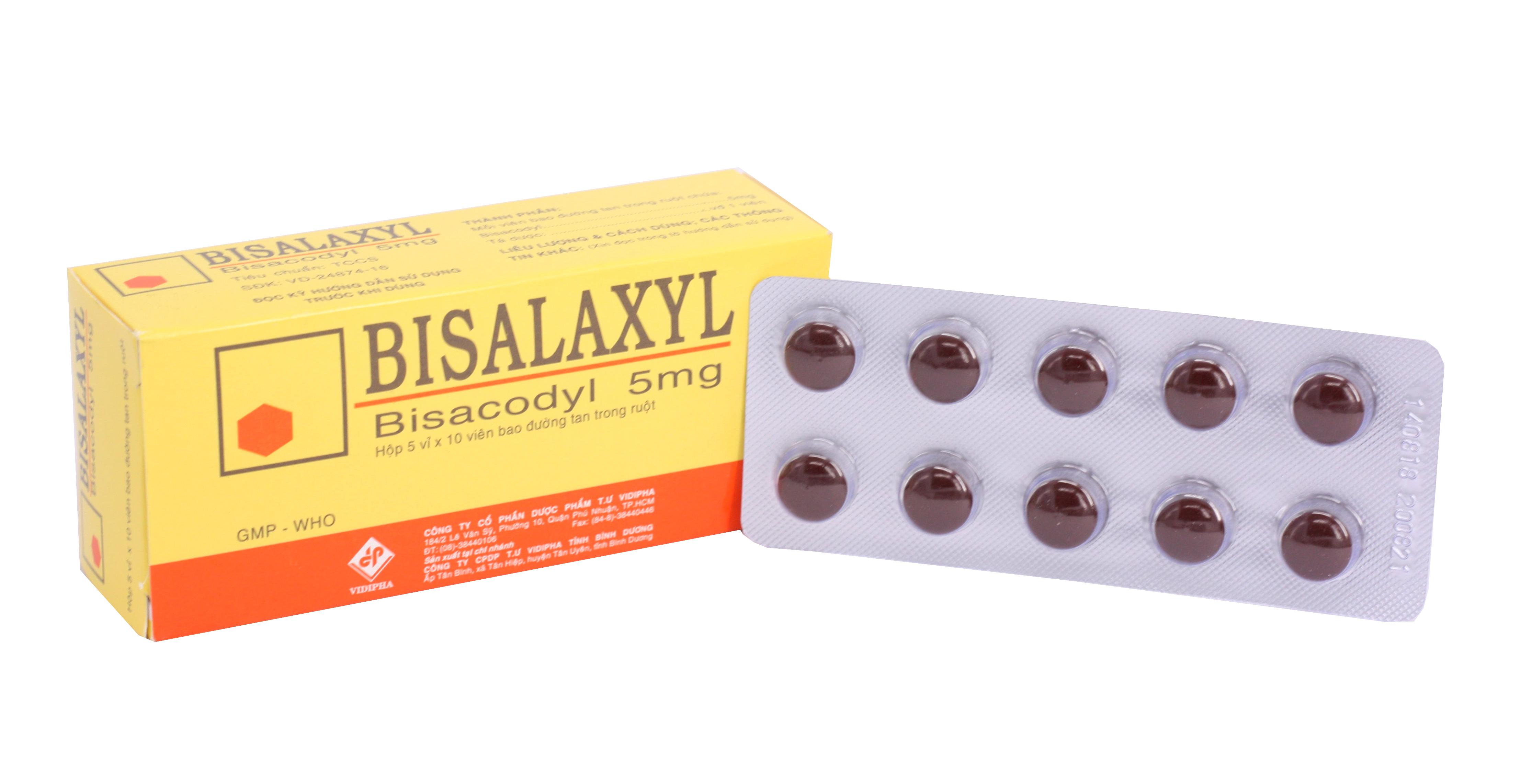 Bisalaxyl 5 (Bisacodyl) Vidipha (H/50v)