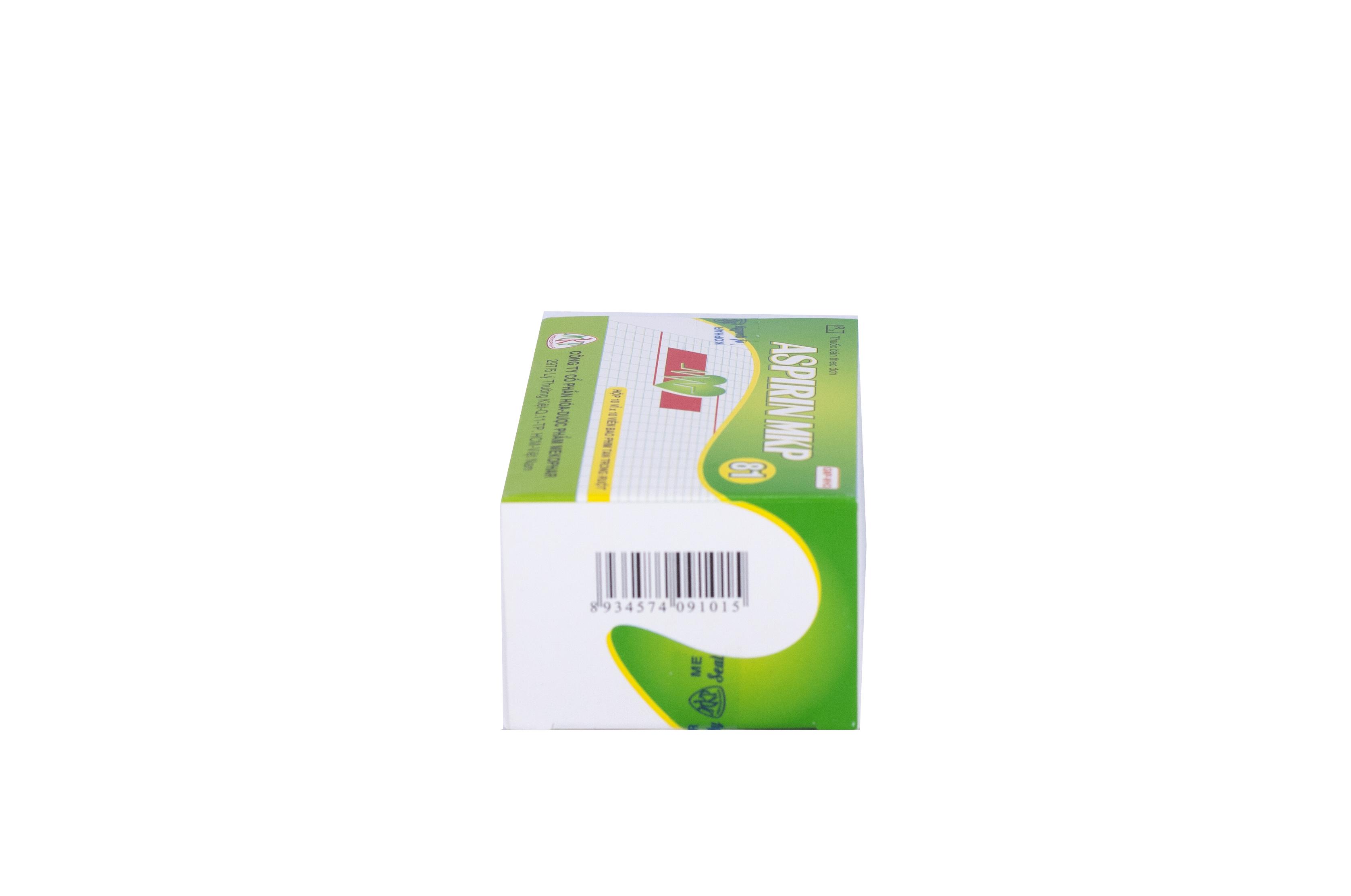 Aspirin MKP 81mg Mekophar (H/100v)