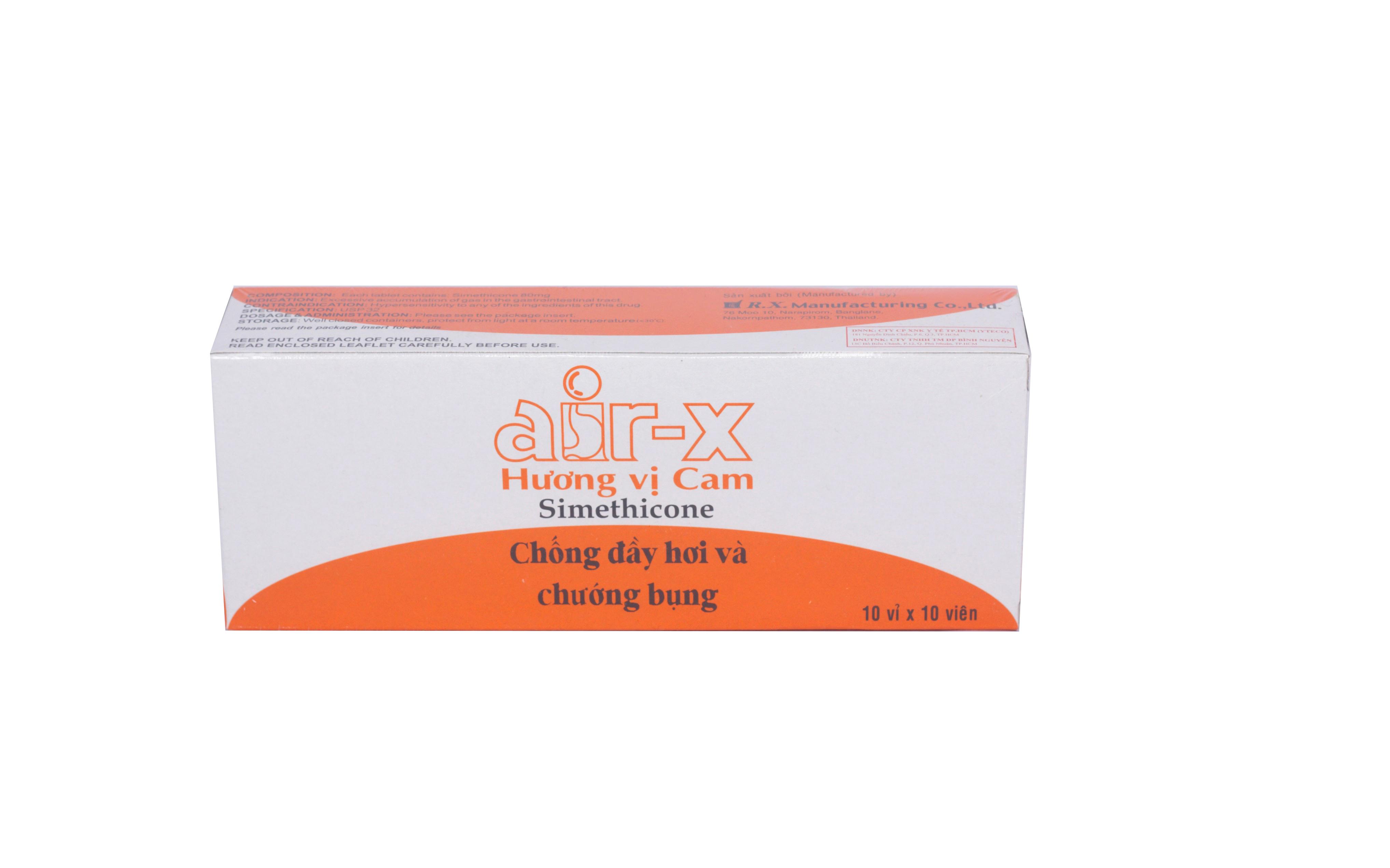 Air-X Cam (Simethicone) Polipharm (H/100v)