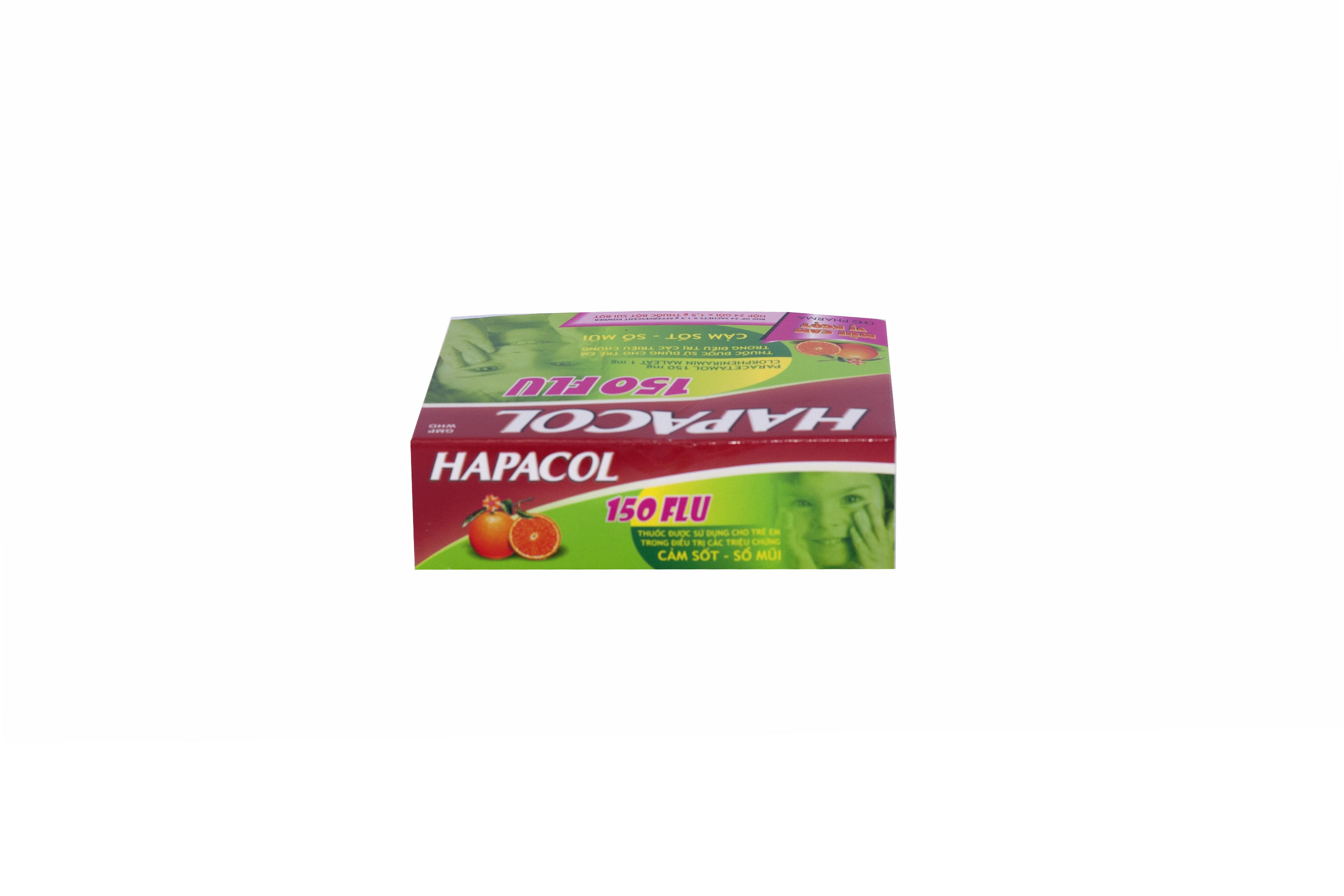 Hapacol 150 Flu (Paracetamol, Clorpheniramin Maleat) DHG Pharm (H/24g)