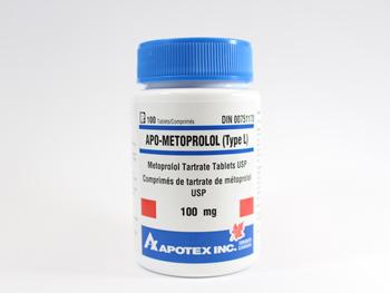 Apo Metoprolol 100mg Apotex (C/100v)
