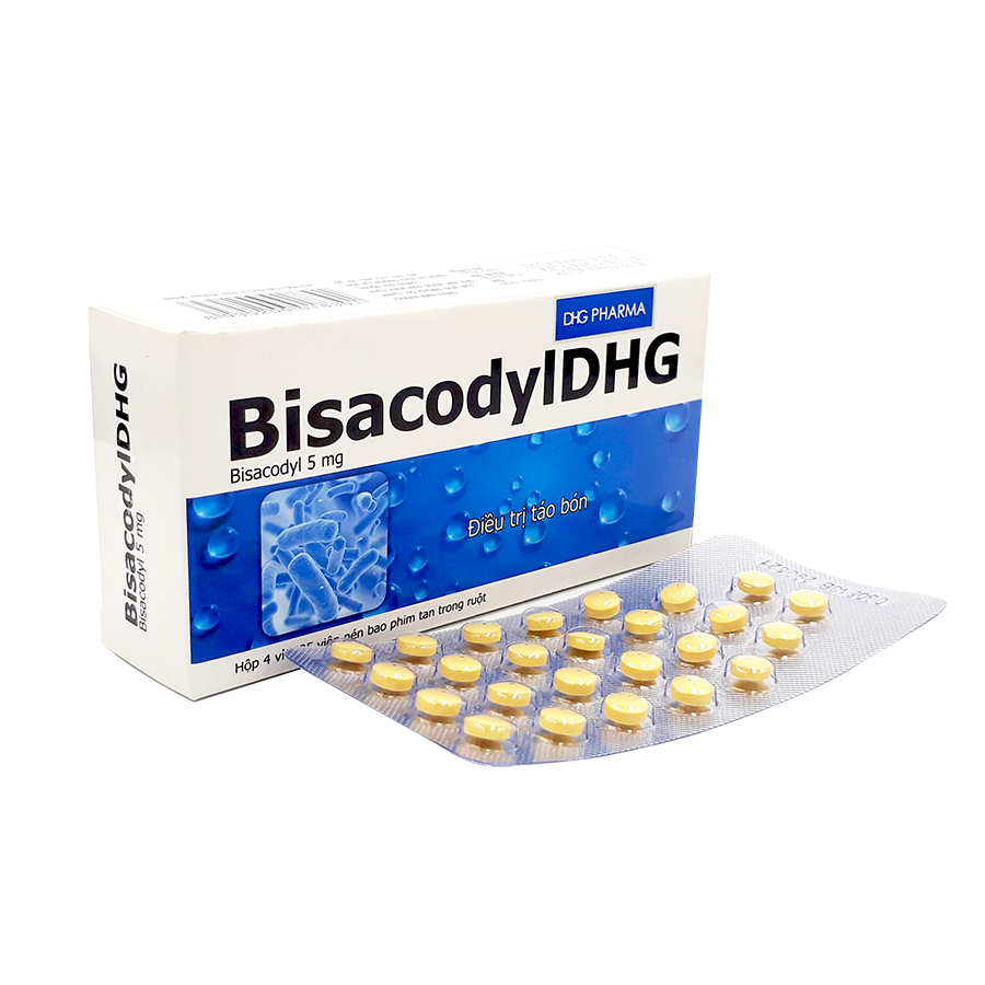 Bisacodyl DHG 5mg (Hộp/100v)