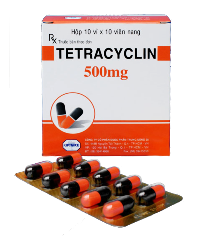 Tetracyclin 500mg Uphace (H/100v)