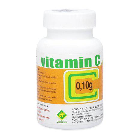 Vitamin C 0,1g Vidipha (Chai/200v)