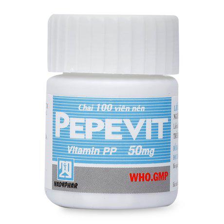 Pepevit 50 (Vitamin PP) Nadyphar (Chai/100v)