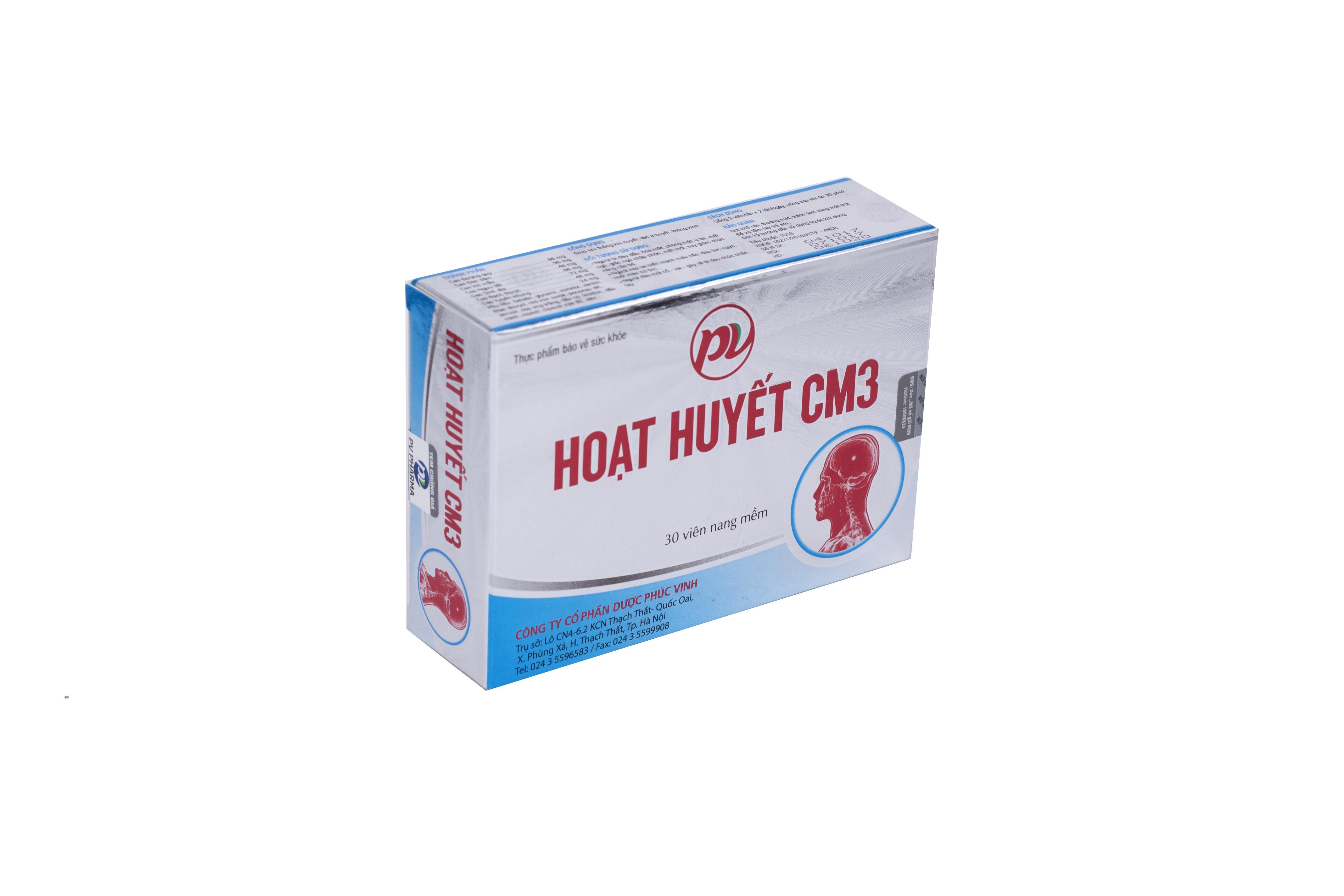 Hoạt Huyết CM3 Phúc Vinh (H/30v)