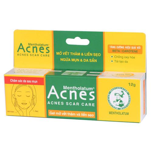 Acnes Scar Care Gel Mờ Vết Thâm Rohto (Tuýp/12gr) (Vàng)