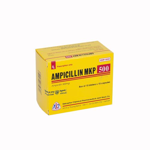 Ampicillin 500mg Mekophar (H/100v)