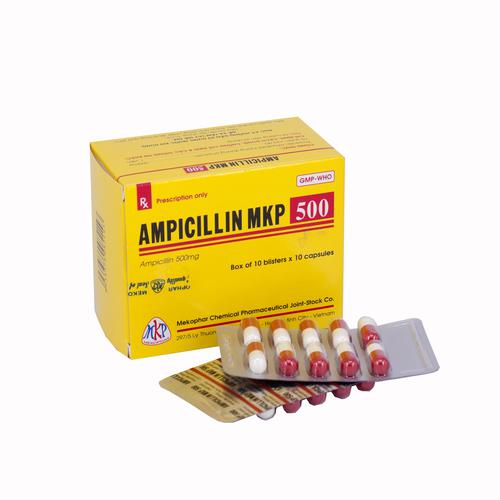 Ampicillin 500mg Mekophar (H/100v)