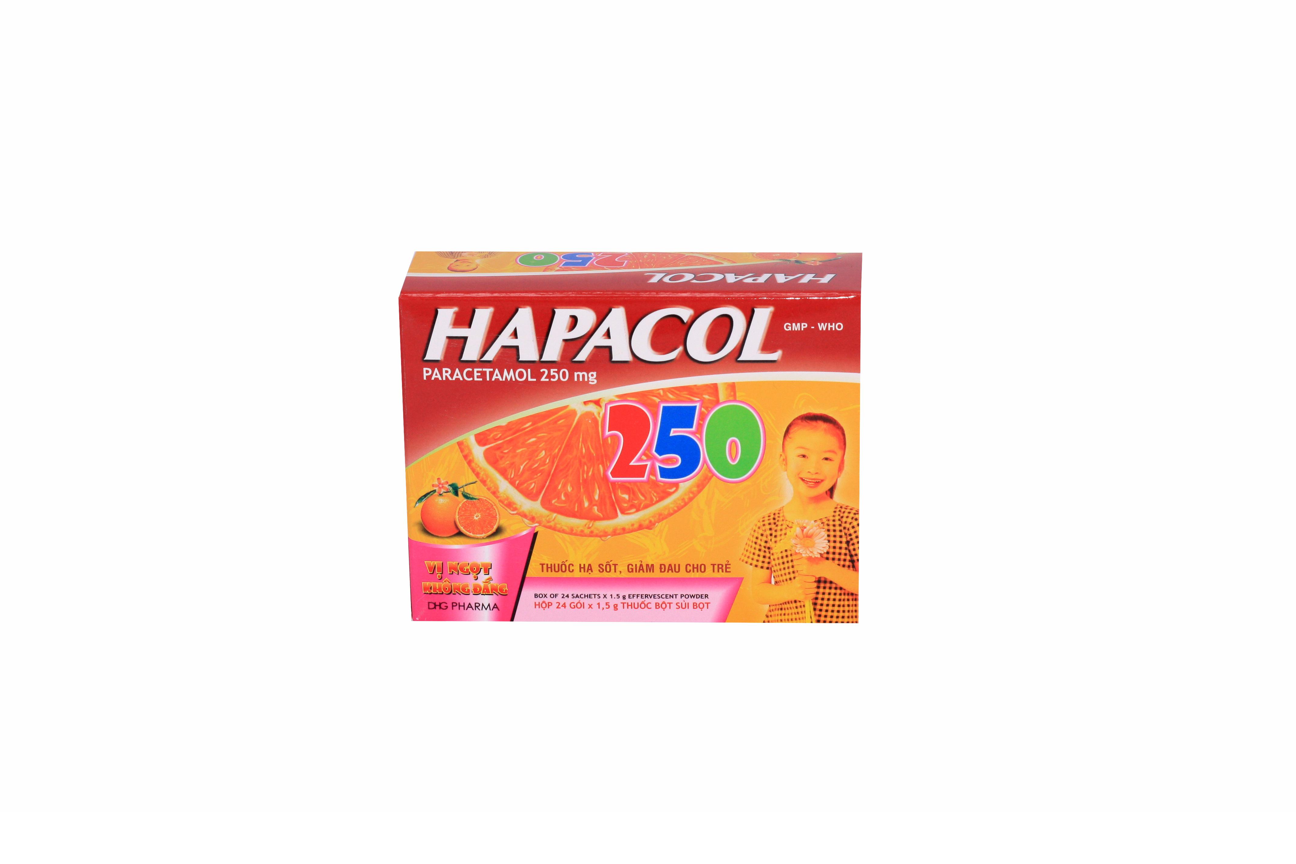 Hapacol 250mg (Paracetamol) DHG Pharma (H/24g)