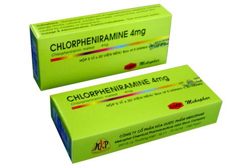 Clorpheniramine 4mg Mekophar (Lốc/10h/100v)