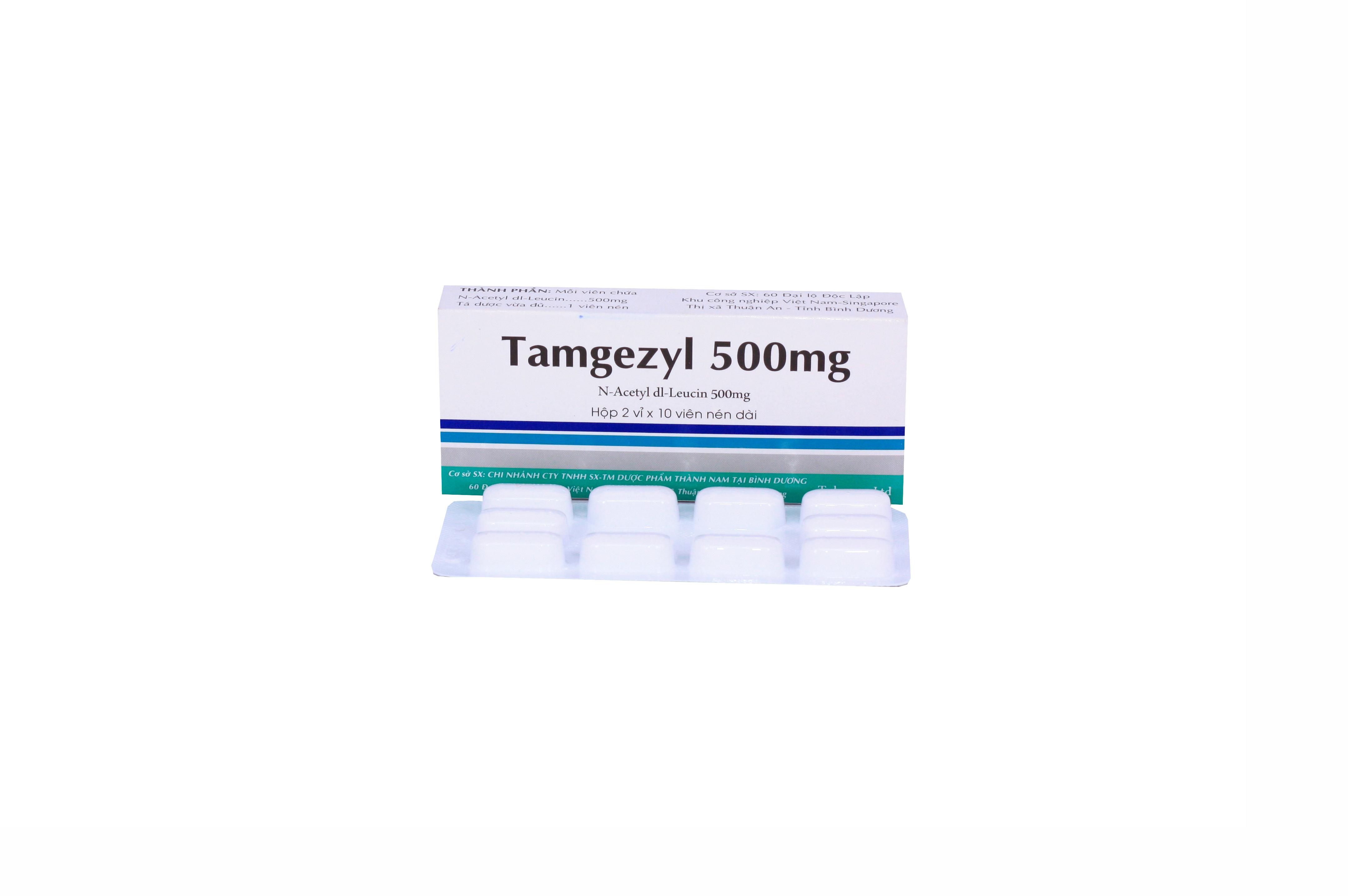 Tamgezyl 500mg (N-Acetyl-DL-Leucine) Thành Nam (H/20v)