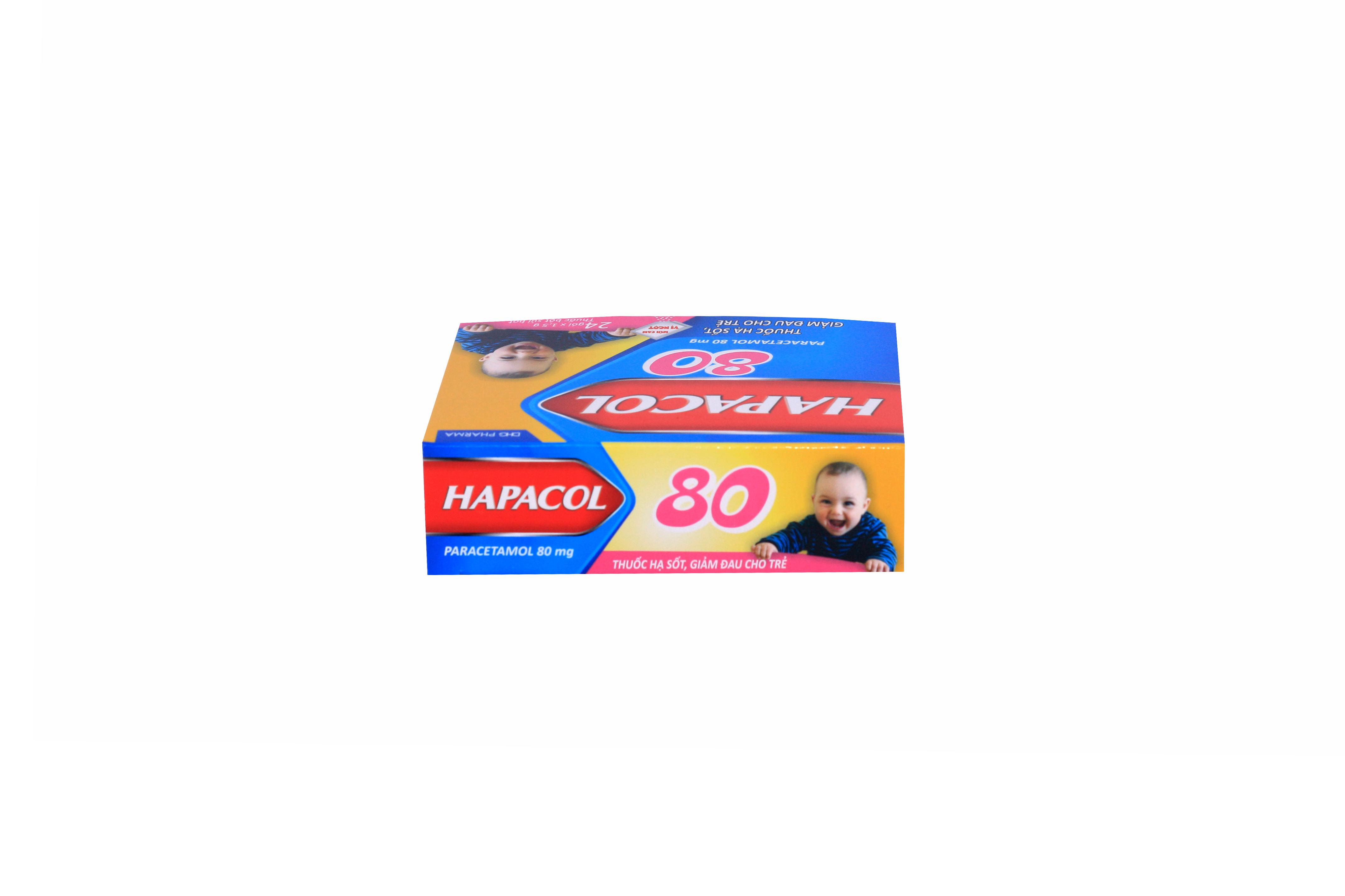 Hapacol 80mg (Paracetamol) DHG Pharma (H/24g)