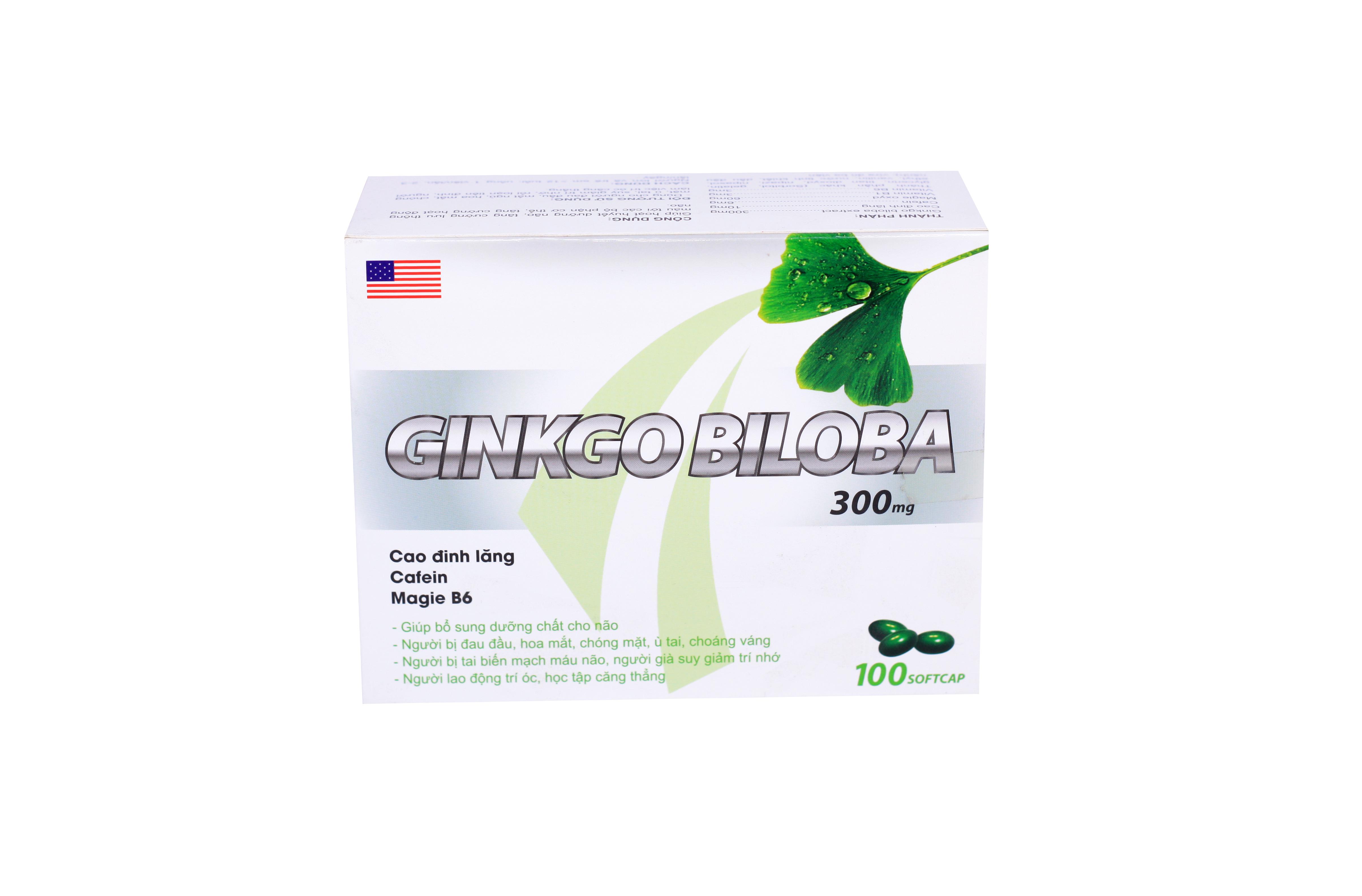 Ginkgo Biloba 300mg DPQT USA (H/100v)