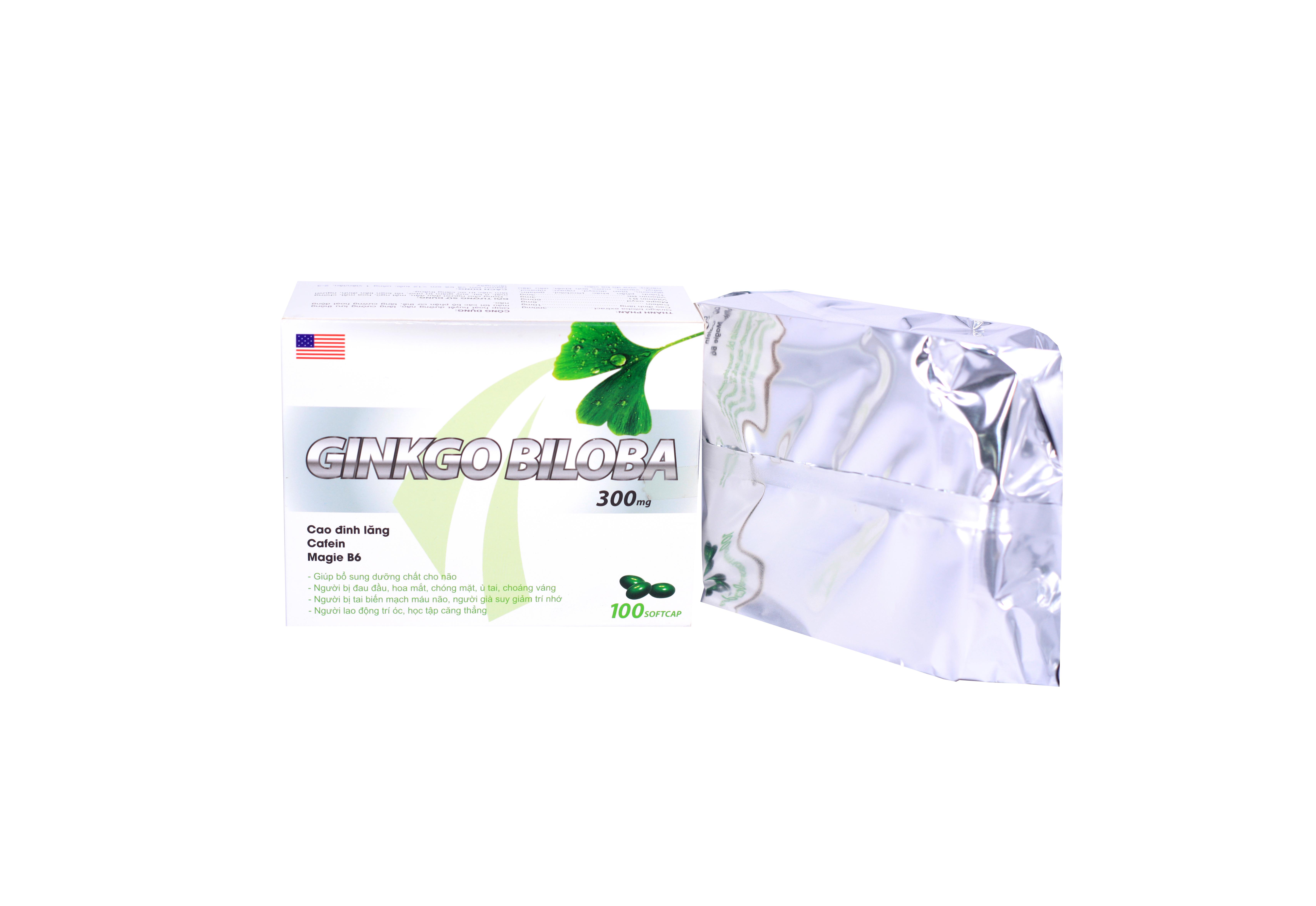 Ginkgo Biloba 300mg DPQT USA (H/100v)