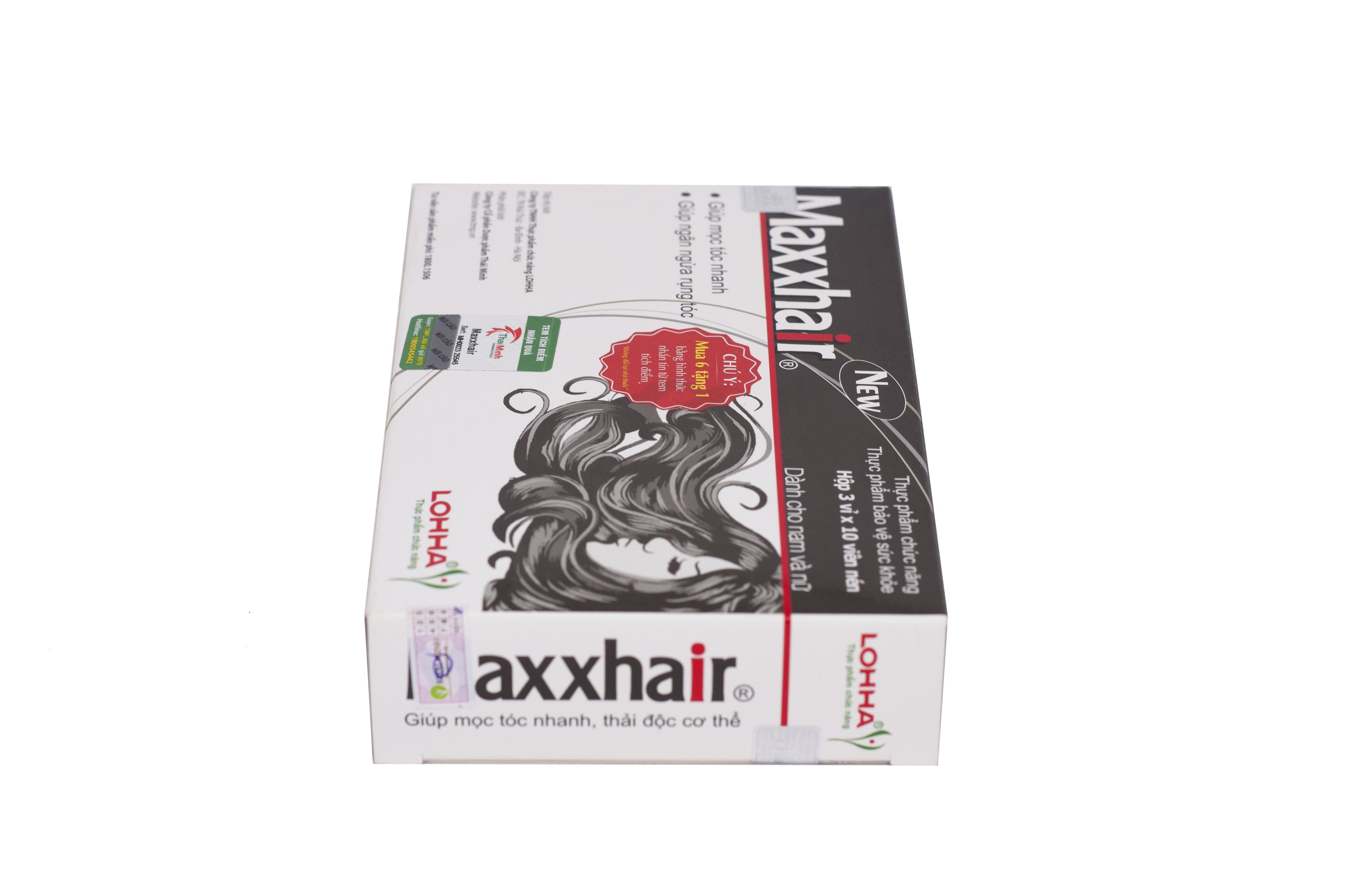 Viên Uống Giảm Rụng, Kích Thích Mọc Tóc​​​​​​​ Maxxhair (H/30v)