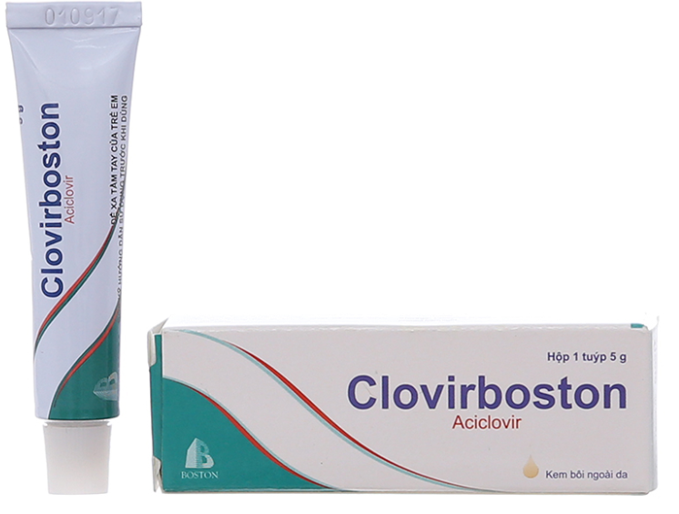 Clovirboston (Aciclovir) Boston (Tuýp 5gr)