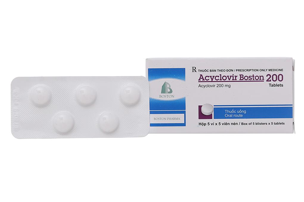 Acyclovir 200 Boston (H/25v)