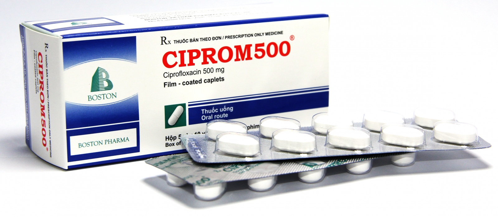 Ciprom (Ciprofloxacin) 500mg Boston (H/50v)