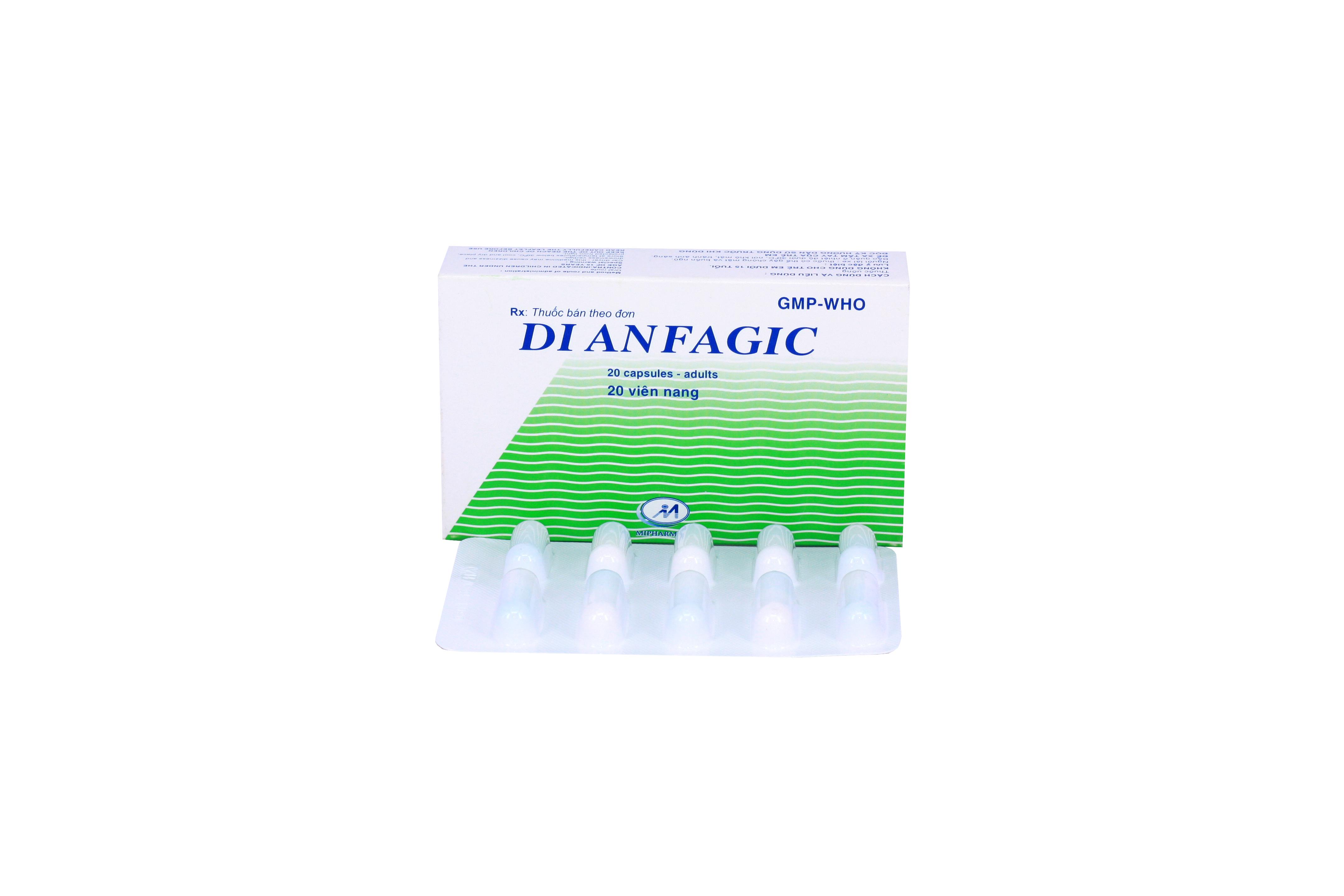 Dianfagic (Paracetamol, Tramadol) Minh Hải (H/20v)