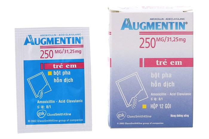 Augmentin 250/31,25mg (Amoxicillin, Acid Clavulanic) GSK (H/12g)