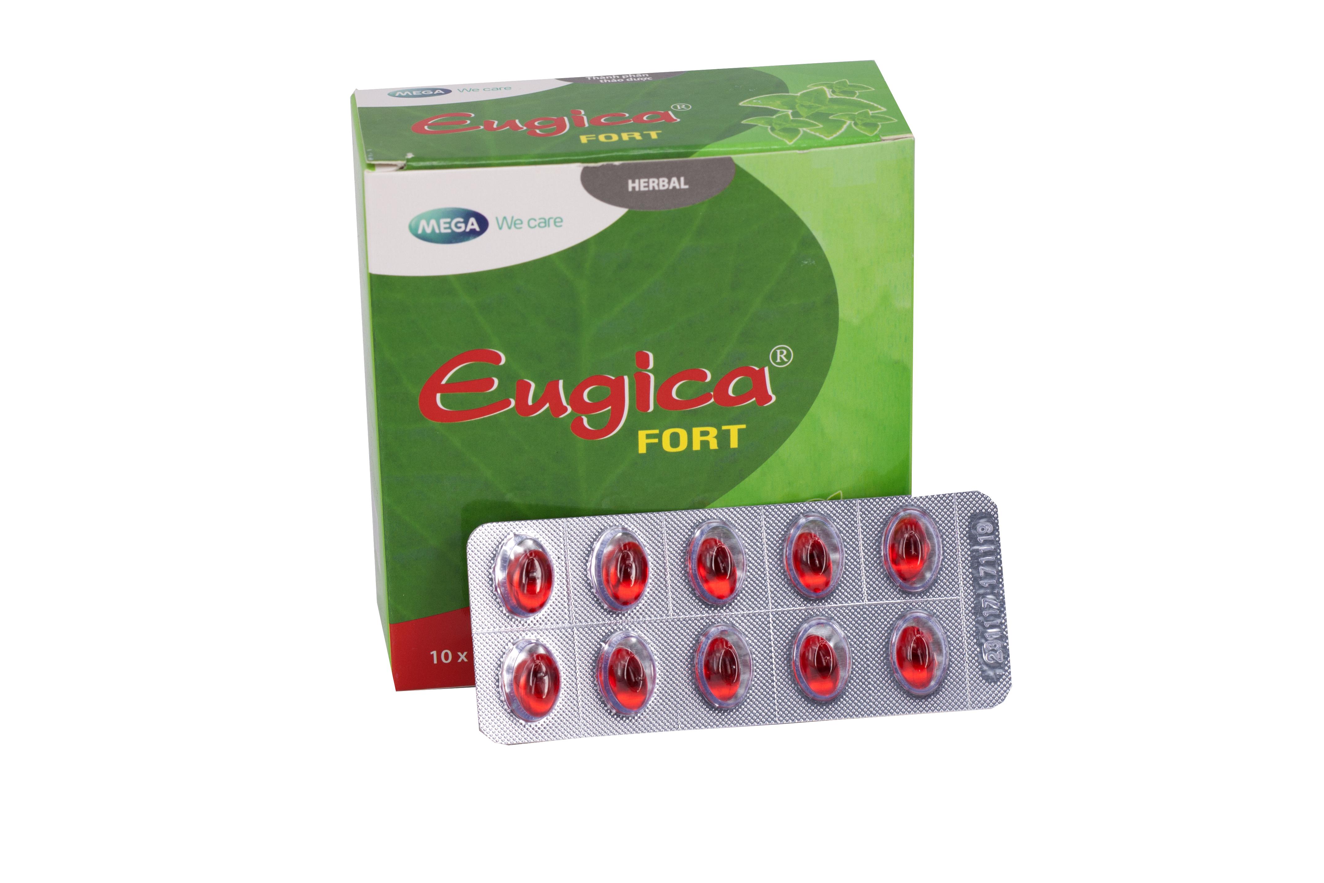 Eugica Fort DHG Pharma (H/100v) (Đỏ)