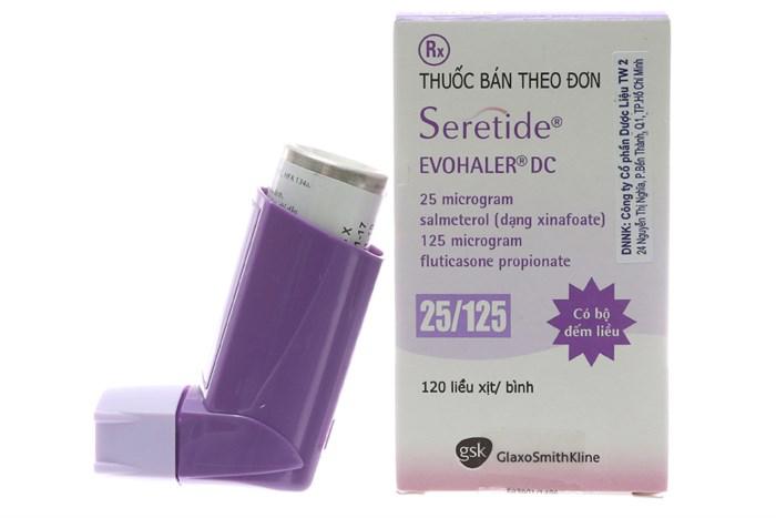 Seretide 25/125 (Salmeterol, Fluticason) GSK (C/120liều)