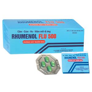 Rhumenol Xanh Flu 500 Medipharco (H/100v)