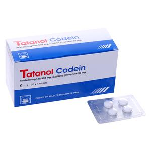 Tatanol (Codein, Paracetamol) Pymepharco (H/80v)