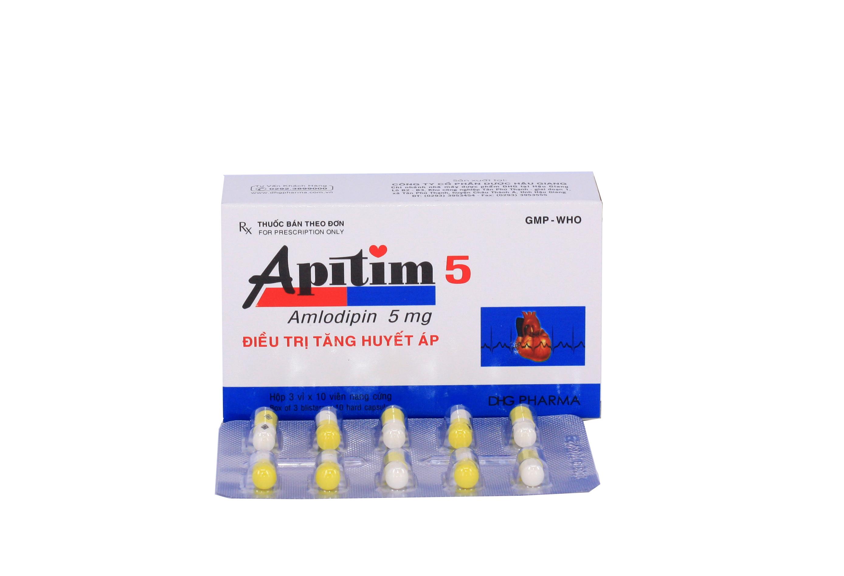 Apitim 5 (Amlodipin) DHG (H/30v)