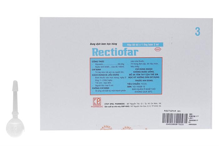 Rectiofar 3ml Pharmedic (H/50túi)