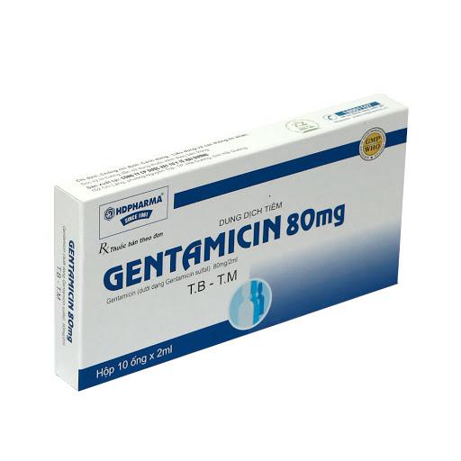 Gentamicin 80mg/2ml HD Pharma (H/10 ống/2ml)