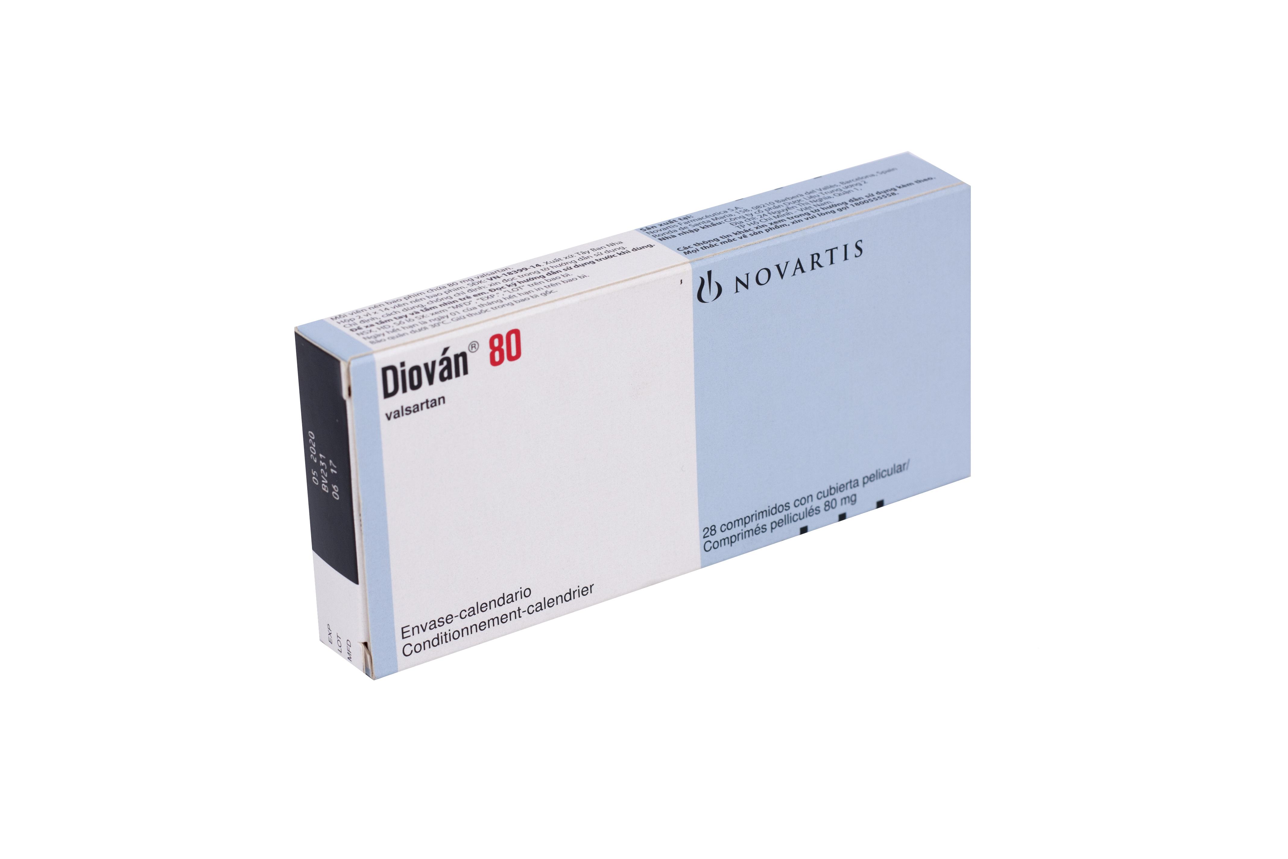 Diovan 80mg (valsartan ) Novartis (h/28v)