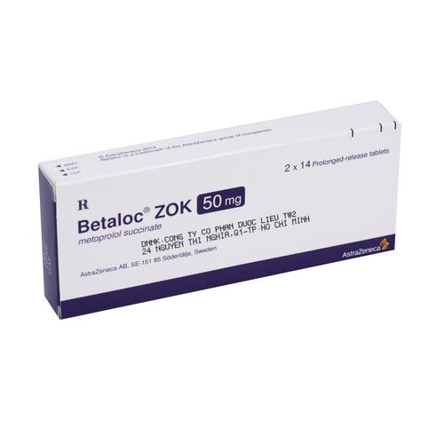 Betaloc Zok 50mg (Metoprolol) Astrazeneca (H/28v)