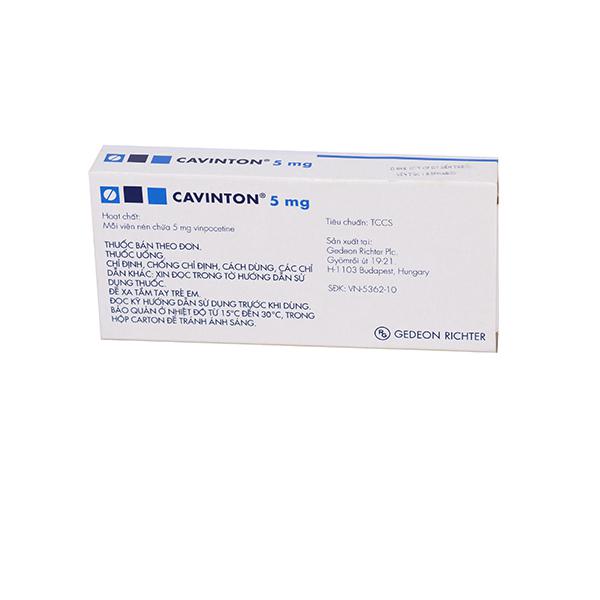 Cavinton 5mg (Vinpocetine) Gedeon Richter (H/50v)