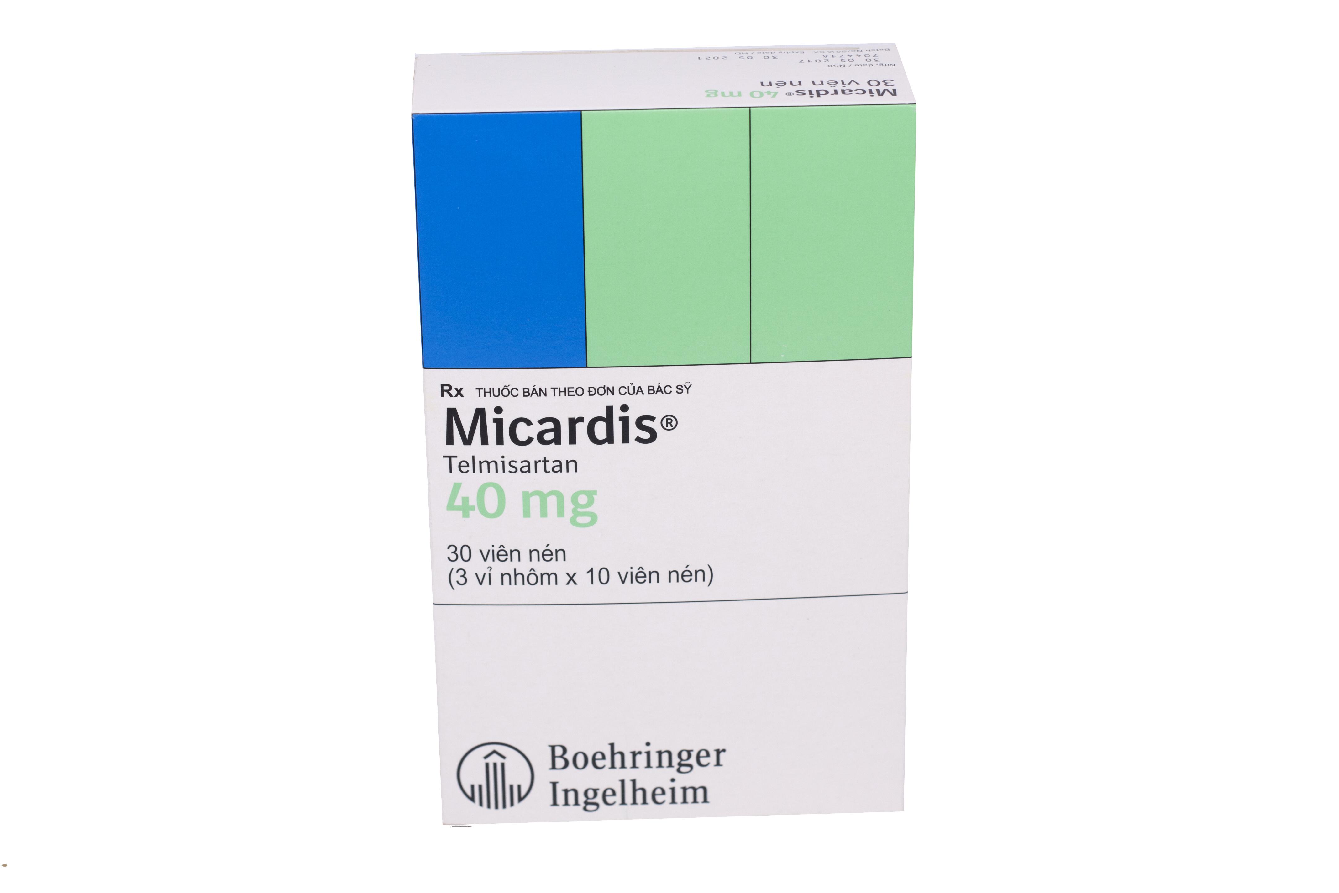 Micardis 40mg (Telmisartan) Boehringer (H/30v) CTY