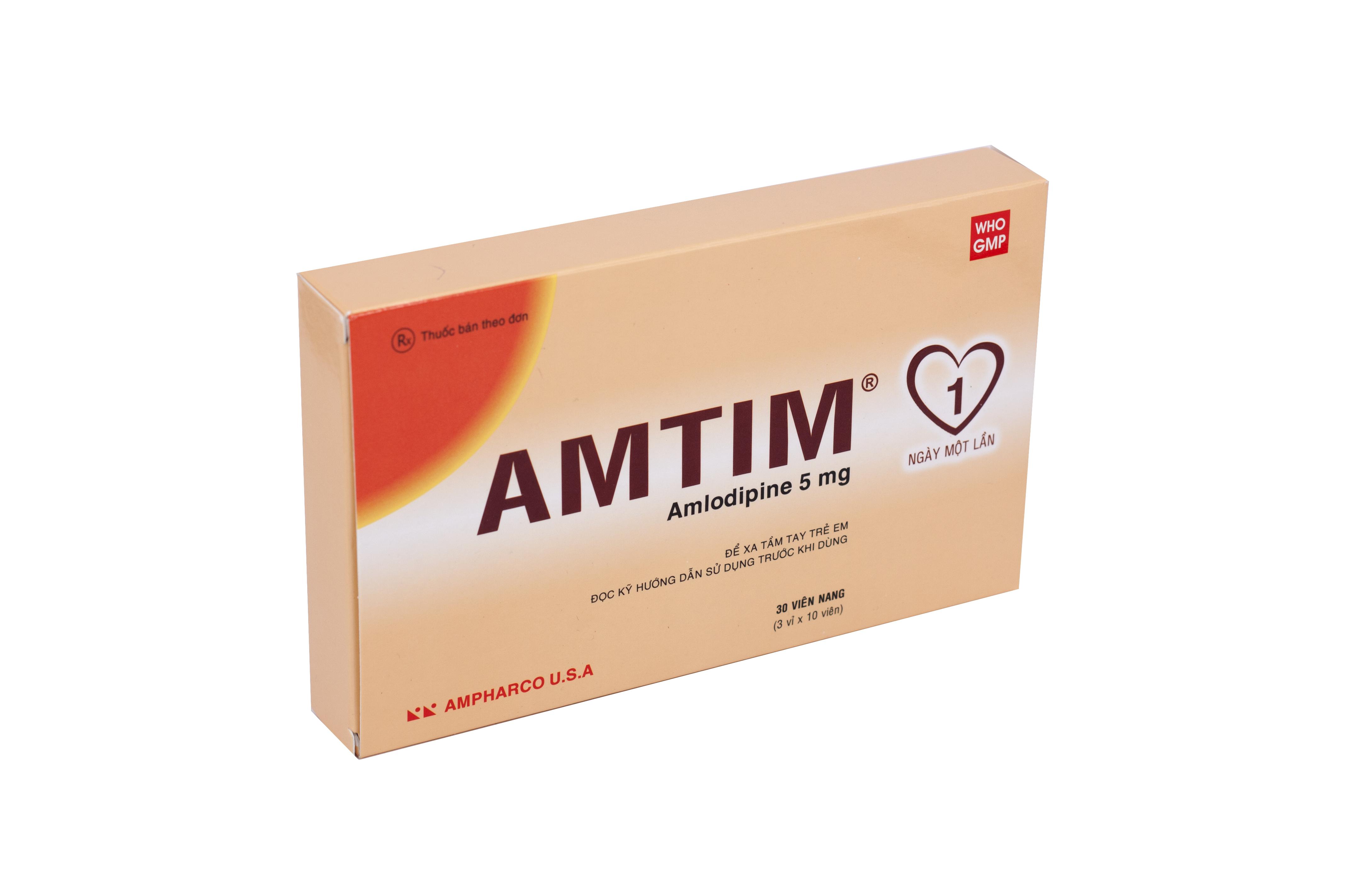 Amtim 5 (Amlodipine) Ampharco (H/30v)