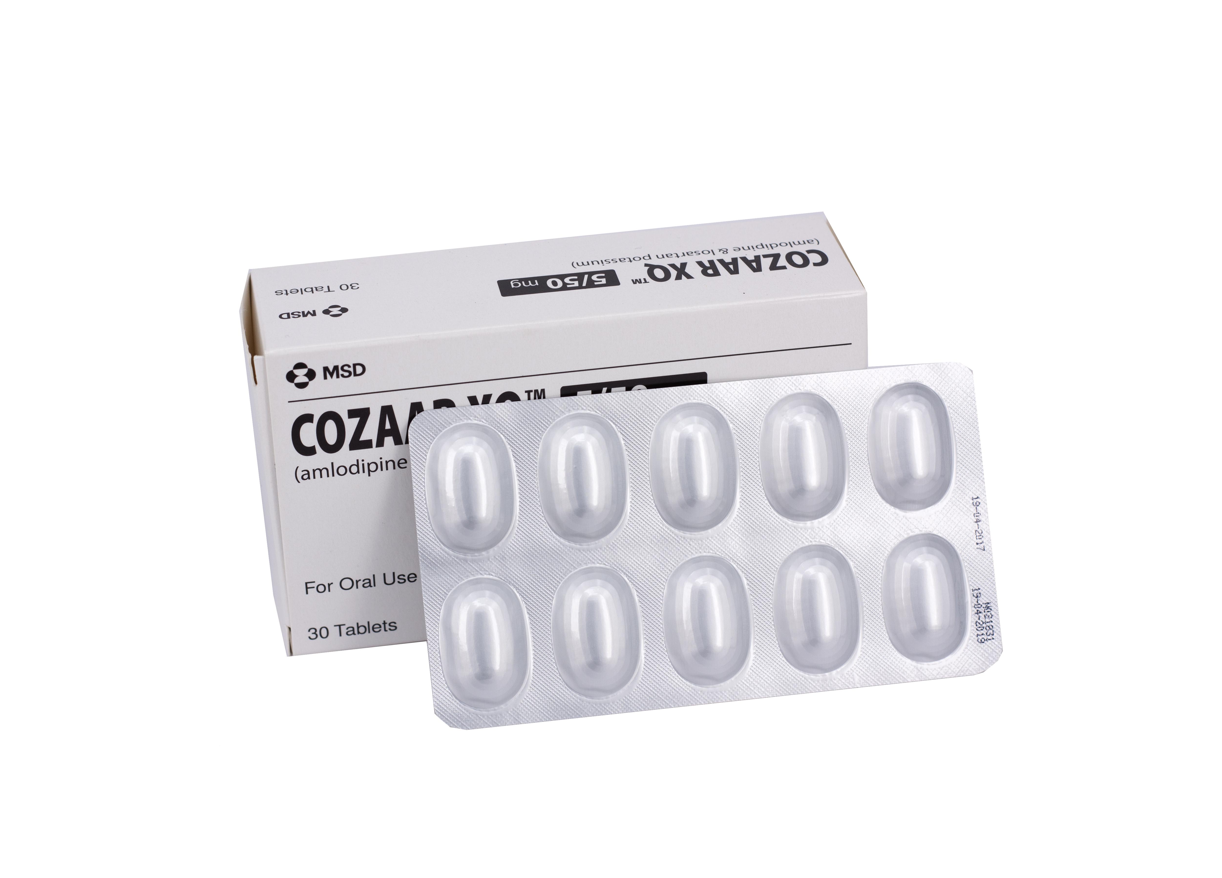 Cozaar XQ 5/50mg (Losartan,Amlodipin) MSD (h/30v)