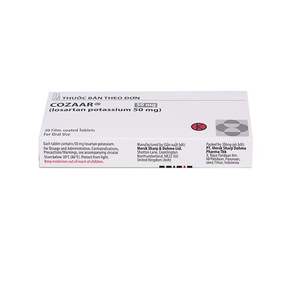 Cozaar  50mg Losartan  Msd (h/28v)